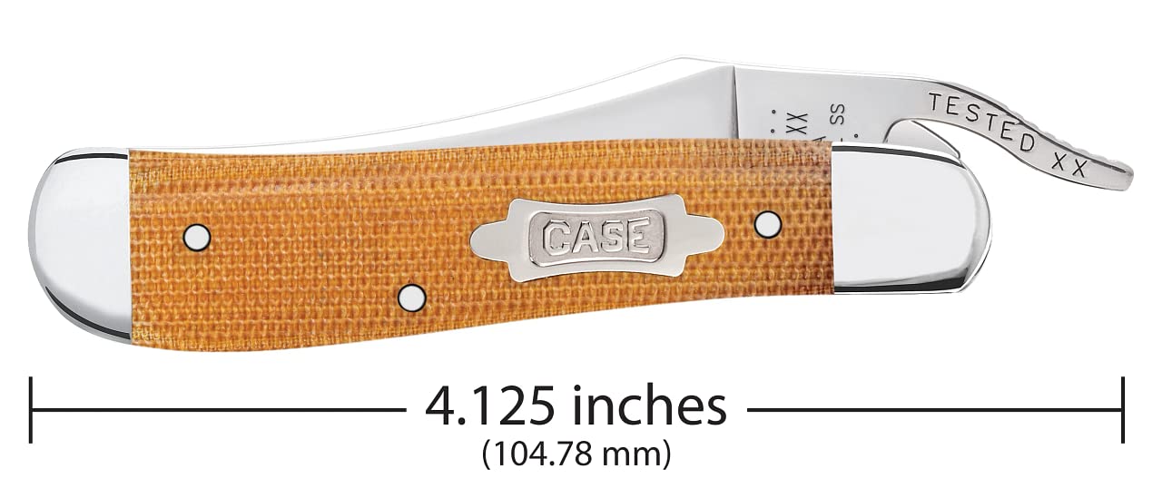 Amazon.com: Case xx Knives Natural Canvas Micarta Russlock